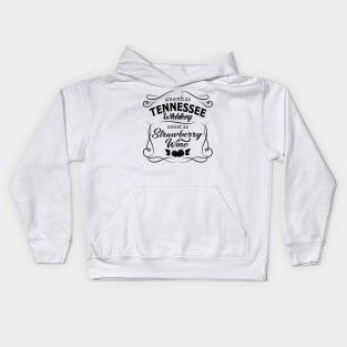 Smooth as Tennessee Whiskey Sweet as Strawberry Wine Kids Hoodie